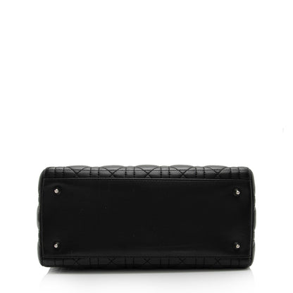 Dior Lambskin Dior Medium Tote (SHF-PCV3Bo) Rovelle Bags
