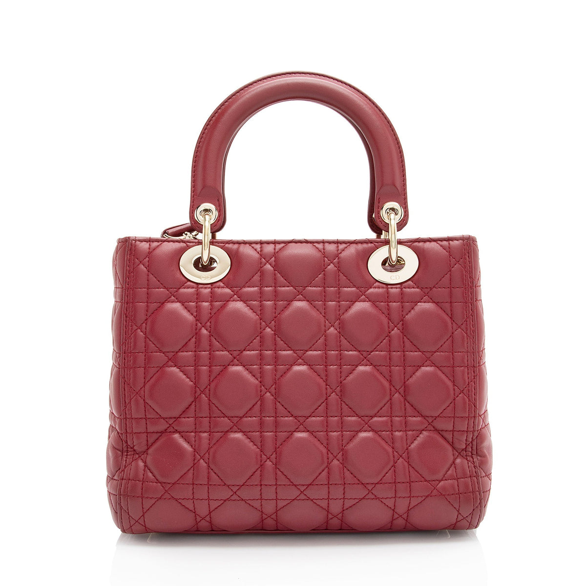 Dior Lambskin Dior Medium Tote (SHF-NvDj1u) Rovelle Bags