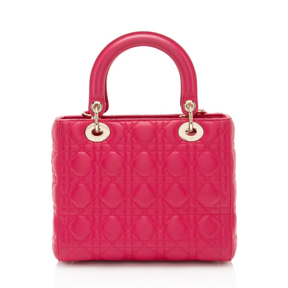Dior Lambskin Dior Medium Tote (SHF-i1fx7x) Rovelle Bags