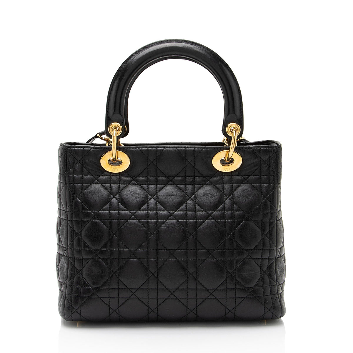Dior Lambskin Dior Medium Tote (SHF-aNlTPc) Rovelle Bags