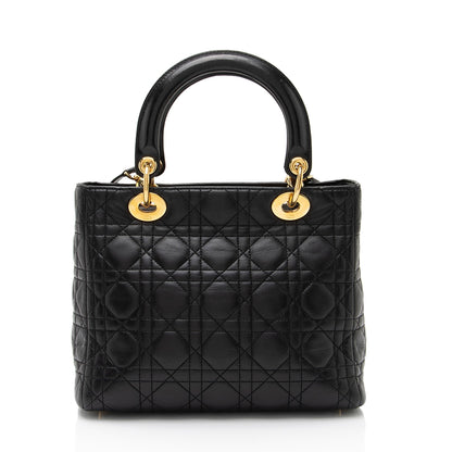 Dior Lambskin Dior Medium Tote (SHF-aNlTPc) Rovelle Bags