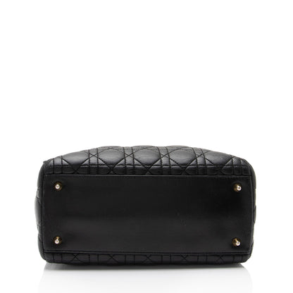 Dior Lambskin Dior Medium Tote (SHF-aNlTPc) Rovelle Bags