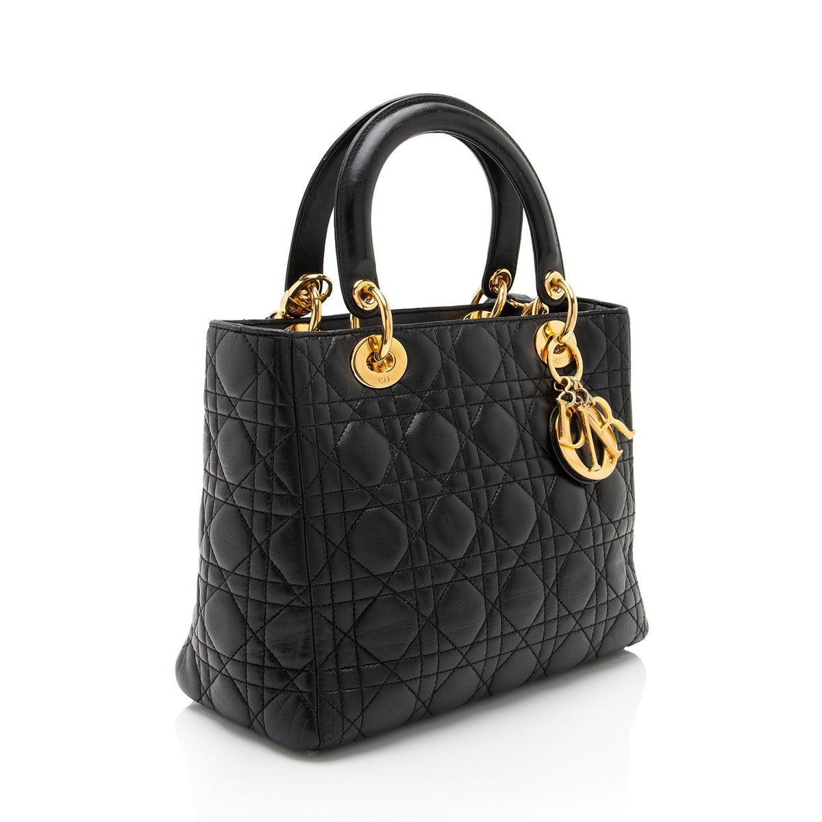 Dior Lambskin Dior Medium Tote (SHF-aNlTPc) Rovelle Bags