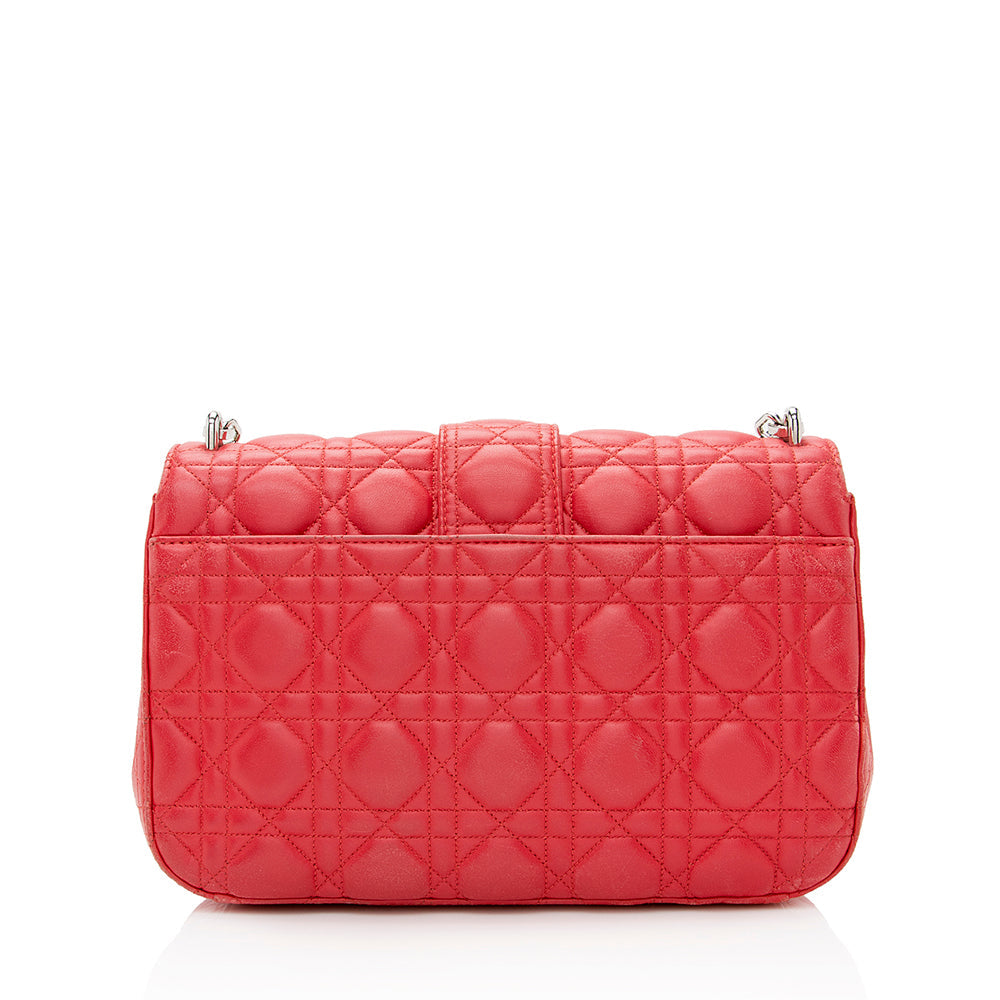 Dior Lambskin Miss Dior Medium Flap Bag - FINAL (SHF-21858) Rovelle Bags