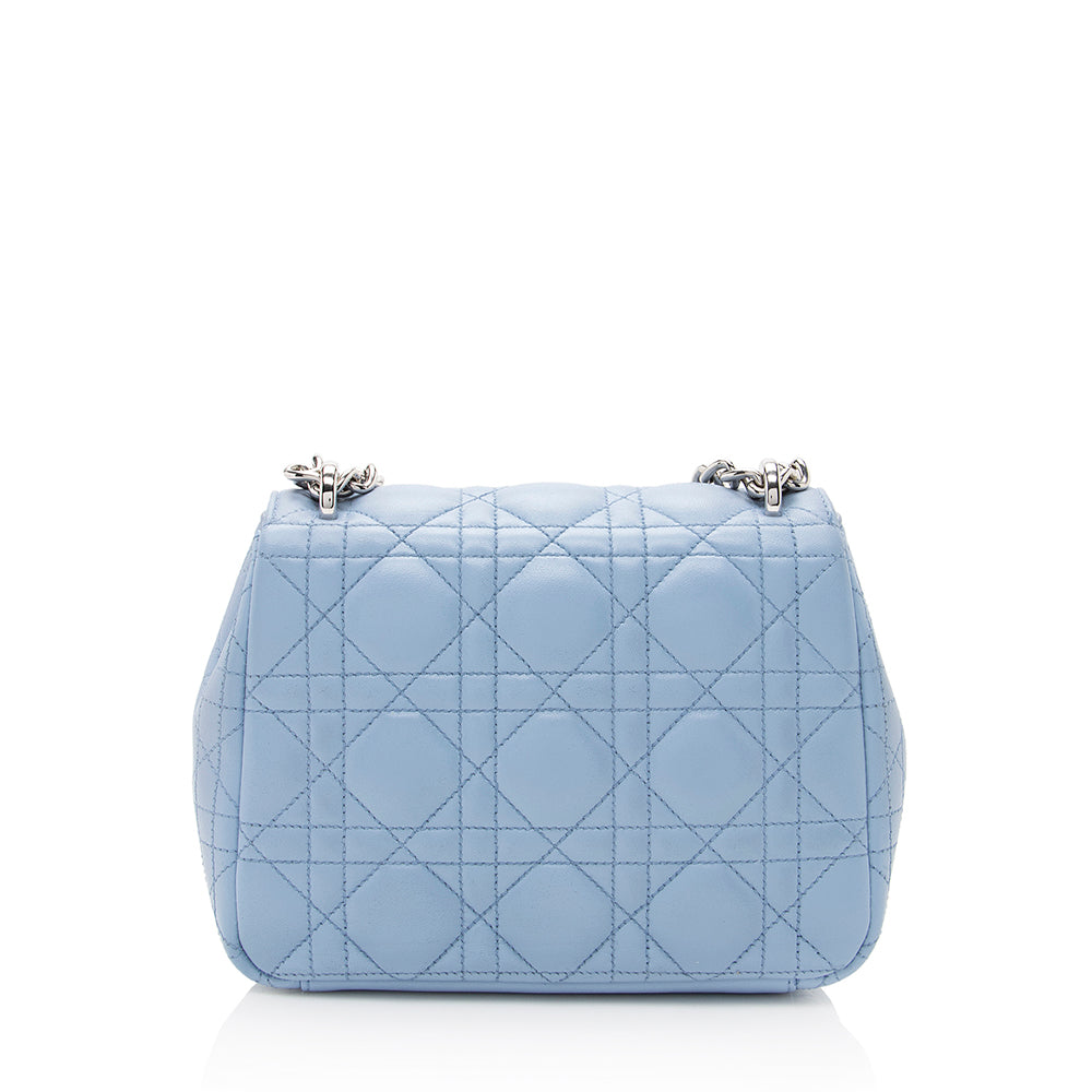 Dior Lambskin Miss Dior Promenade Shoulder Bag (SHF-19225) Rovelle Bags