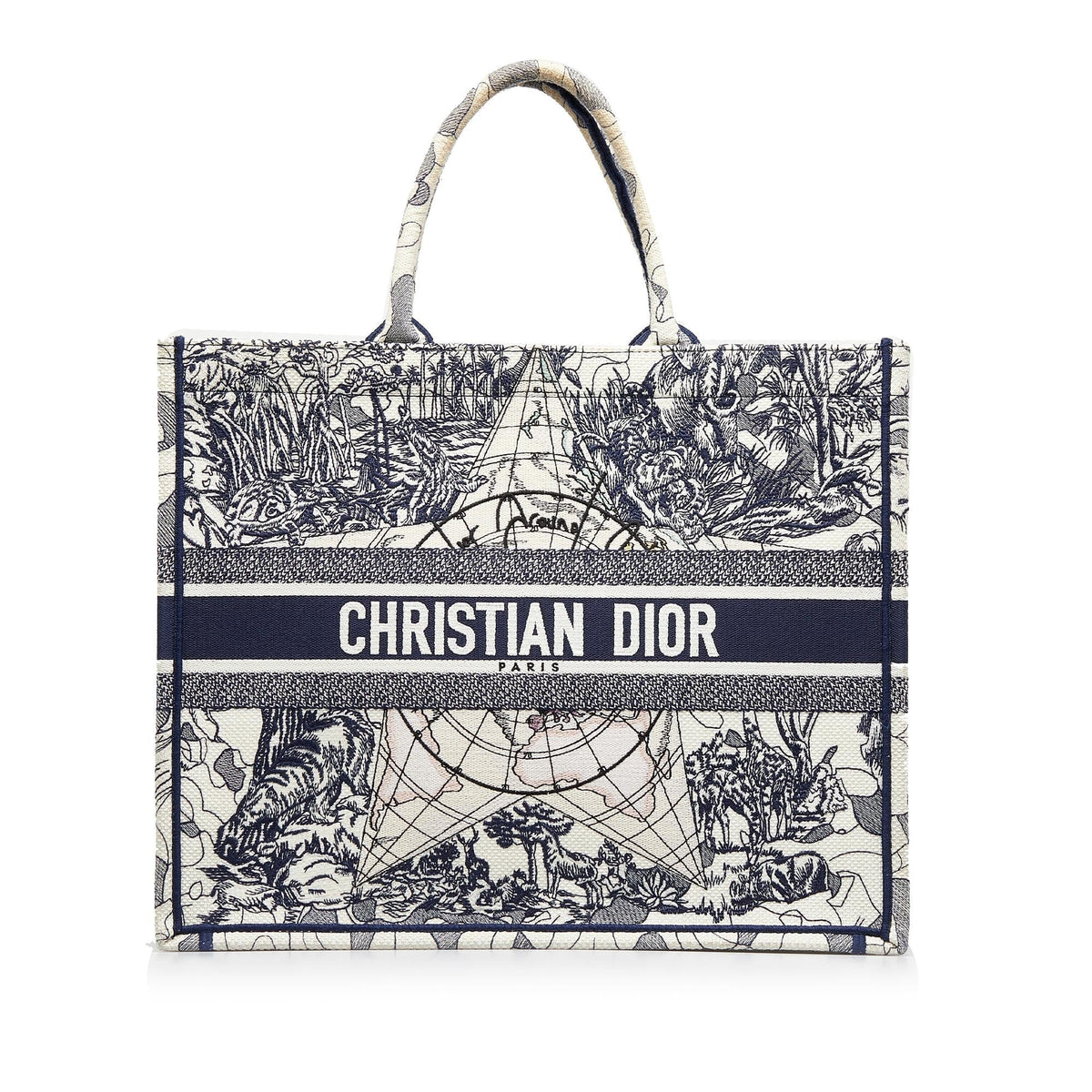 Dior Large Around The World Book Tote (SHG-kKGIUE) Rovelle Bags