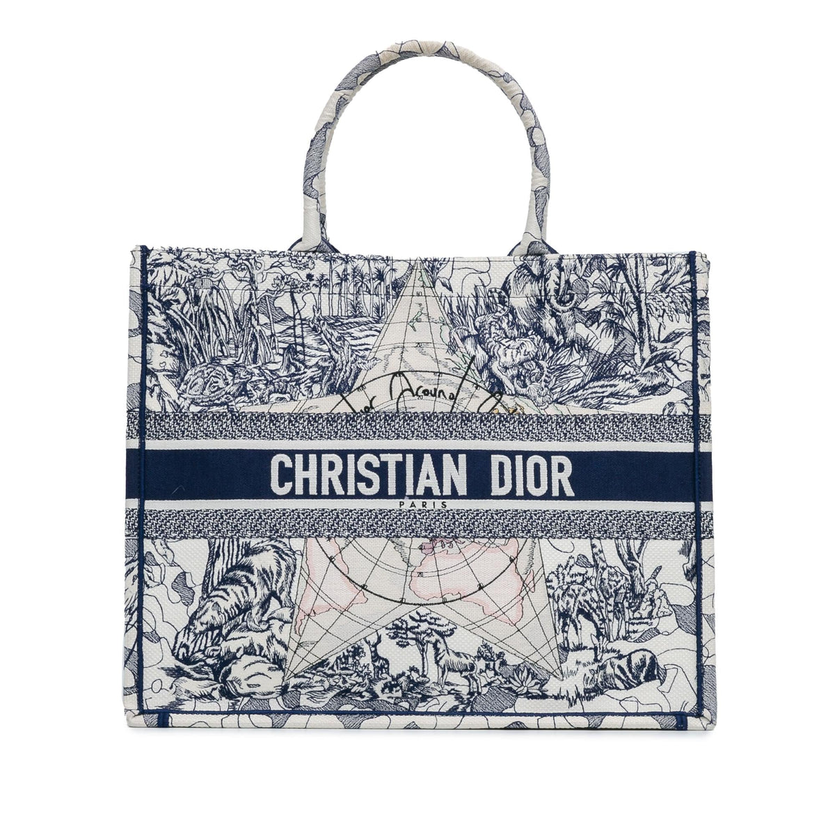 Dior Large Around The World Book Tote (SHG-dgKn9I) Rovelle Bags
