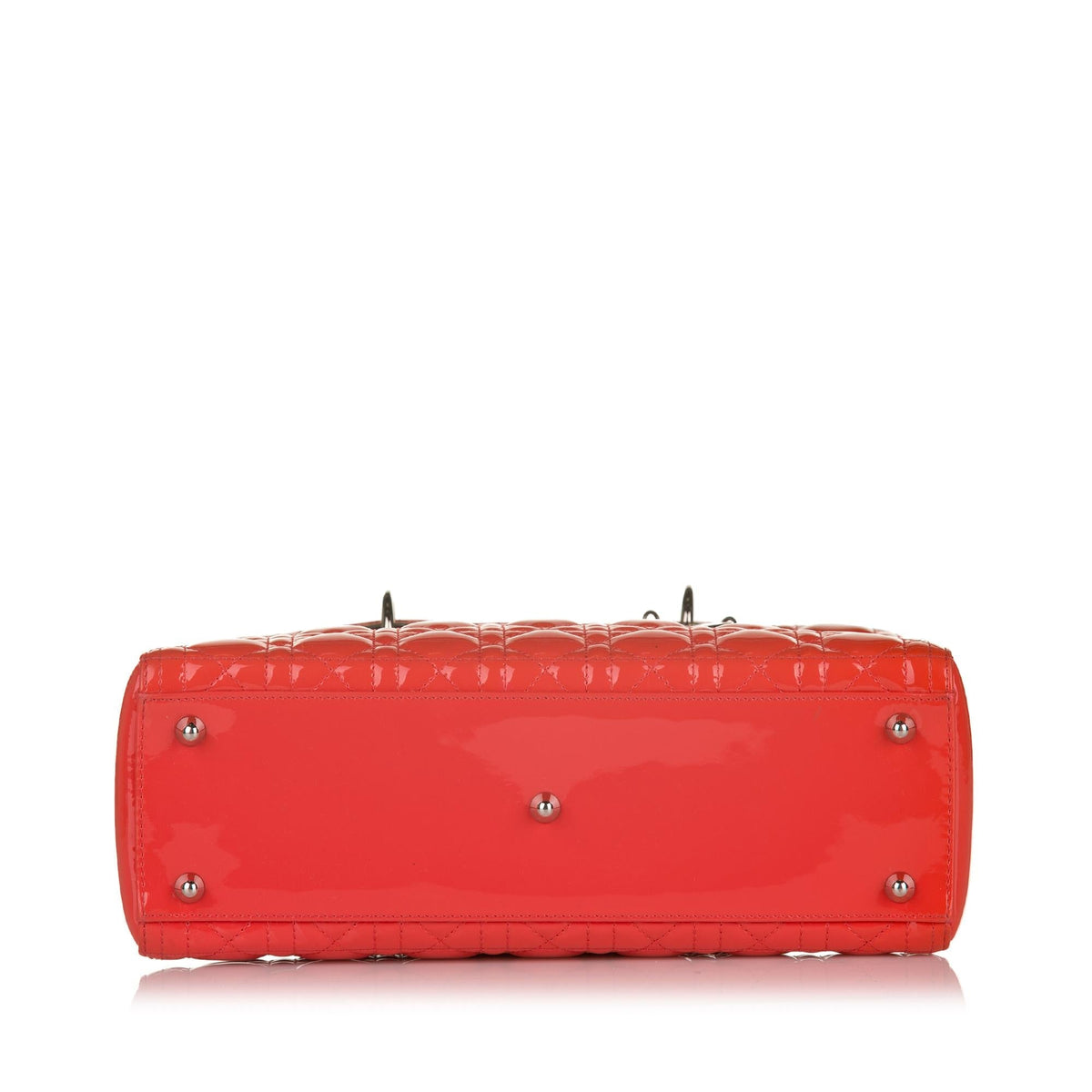 Dior Large Cannage Dior Patent Leather Handbag (SHG-32616) Rovelle Bags