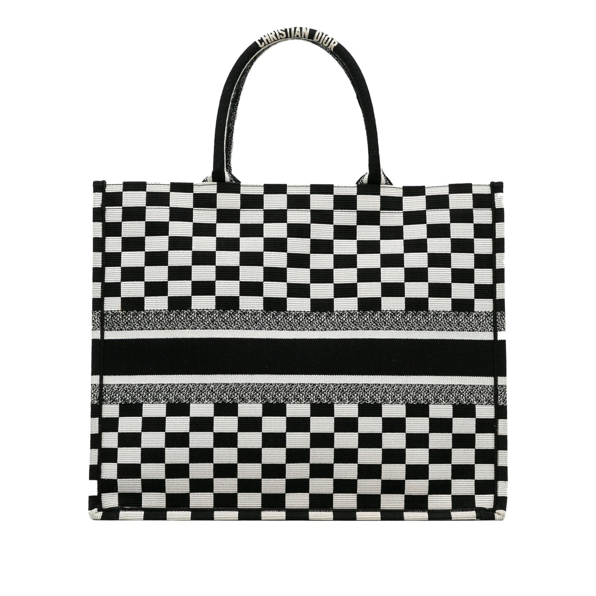 Dior Large Check Book Tote (SHG-EgfFW0) Rovelle Bags