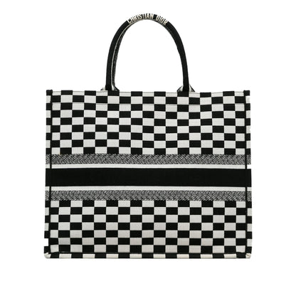 Dior Large Check Book Tote (SHG-EgfFW0) Rovelle Bags