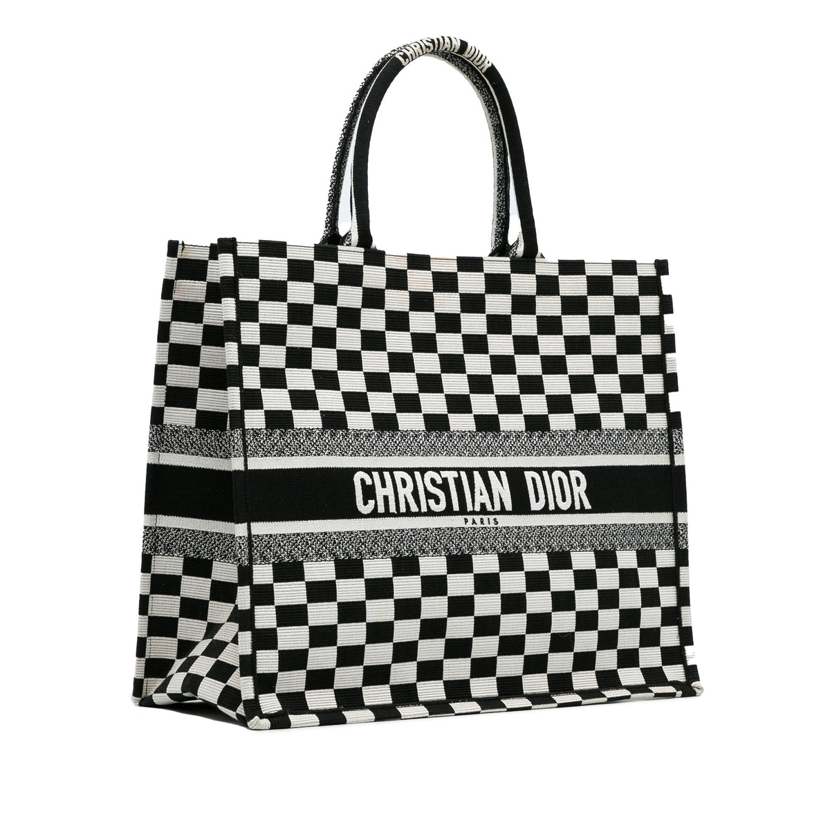 Dior Large Check Book Tote (SHG-EgfFW0) Rovelle Bags