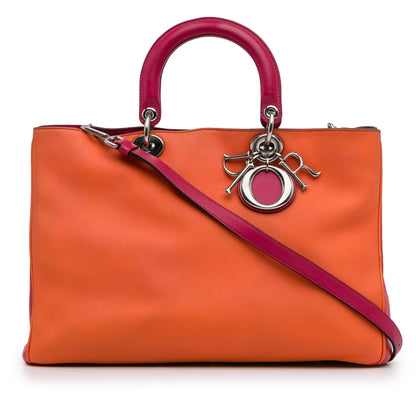 Dior Large Diorissimo Bicolor Satchel (SHG-R4S0Si) Rovelle Bags