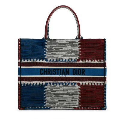 Dior Large French Flag Book Tote (SHG-vWHMYc) Rovelle Bags