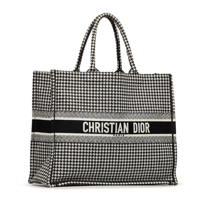 Dior Large Houndstooth Book Tote Rovelle Bags