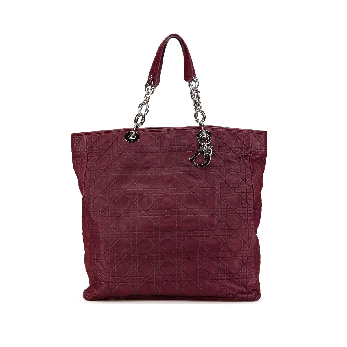 Dior Large Lambskin Cannage Dior Soft Shopping Tote (SHG-kg4Y5I) Rovelle Bags