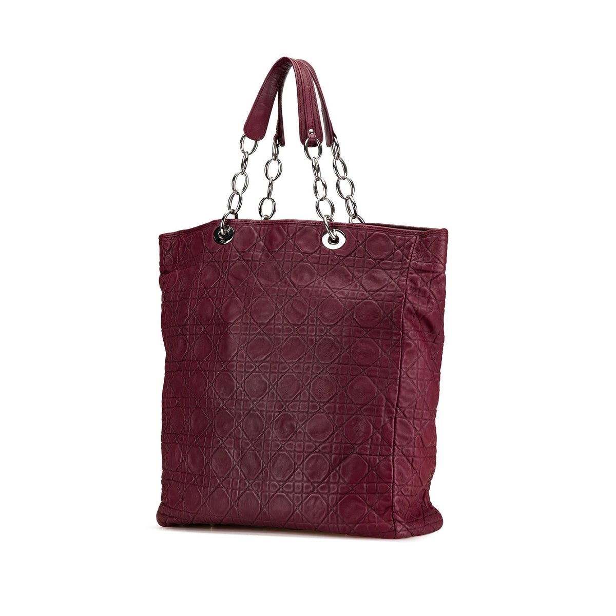 Dior Large Lambskin Cannage Dior Soft Shopping Tote (SHG-kg4Y5I) Rovelle Bags