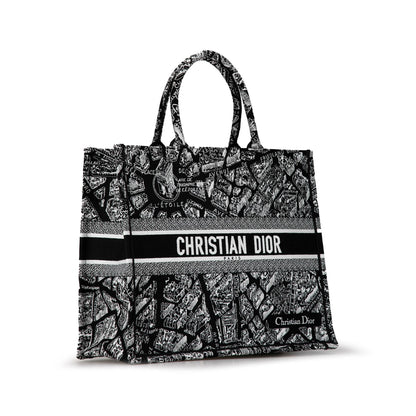 Dior Large Plan De Paris Book Tote (SHG-3MPguC) Rovelle Bags
