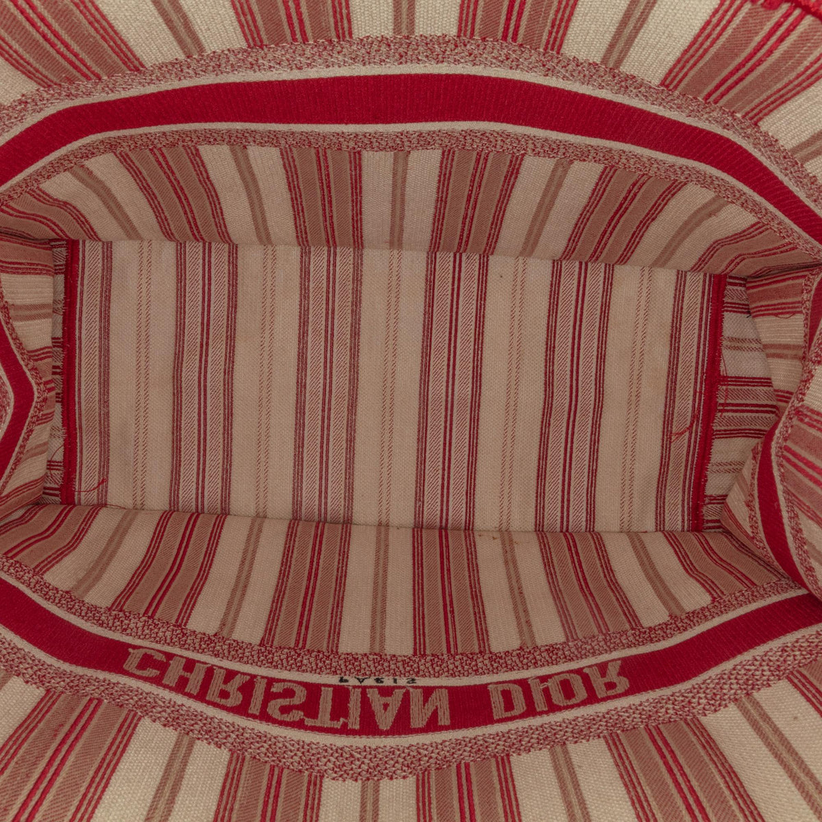 Dior Large Striped Book Tote Rovelle Bags
