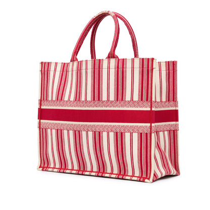 Dior Large Striped Book Tote Rovelle Bags