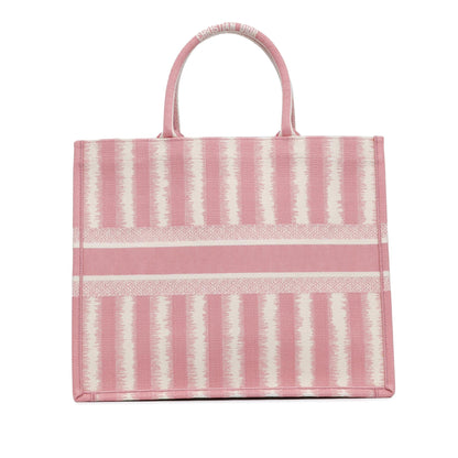 Dior Large Striped Book Tote Rovelle Bags
