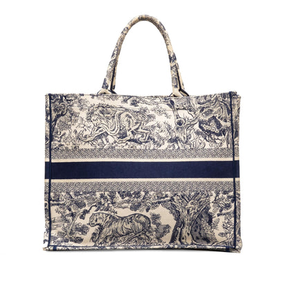 Dior Large Toile De Jouy Book Tote (SHG-zBob0t) Rovelle Bags