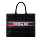 Dior Large Velvet Embossed Book Tote (SHG-zVJstJ) Rovelle Bags