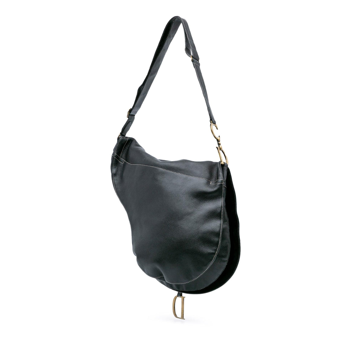 Dior Leather Baudrier Saddle Bag Rovelle Bags