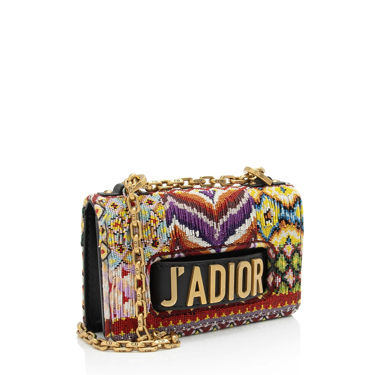 Dior Leather Beaded J'adior Flap Bag (SHF-bgcNXp) Rovelle Bags