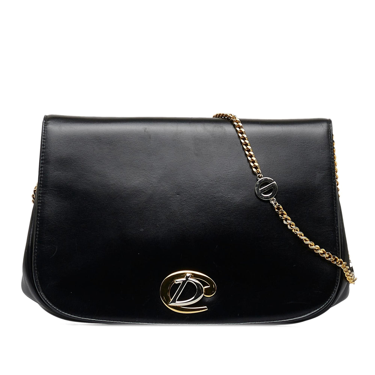 Dior Leather Chain Shoulder Bag (SHG-droYjG) Rovelle Bags