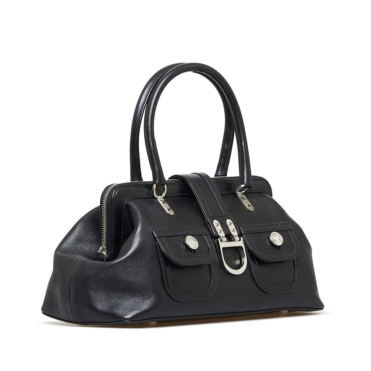 Dior Leather Frame Handbag (SHG-x7MbkK) Rovelle Bags