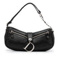 Dior Leather Logo Charm Shoulder Bag (SHG-fMfLrB) Rovelle Bags