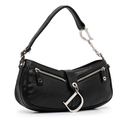 Dior Leather Logo Charm Shoulder Bag (SHG-fMfLrB) Rovelle Bags