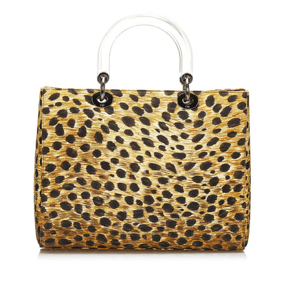 Dior Lady Dior Mini Canvas Handbag Rovelle Bags