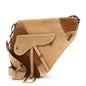 Dior Limited Edition Suede Pony Hair Saddle Bag (SHF-18983) Rovelle Bags