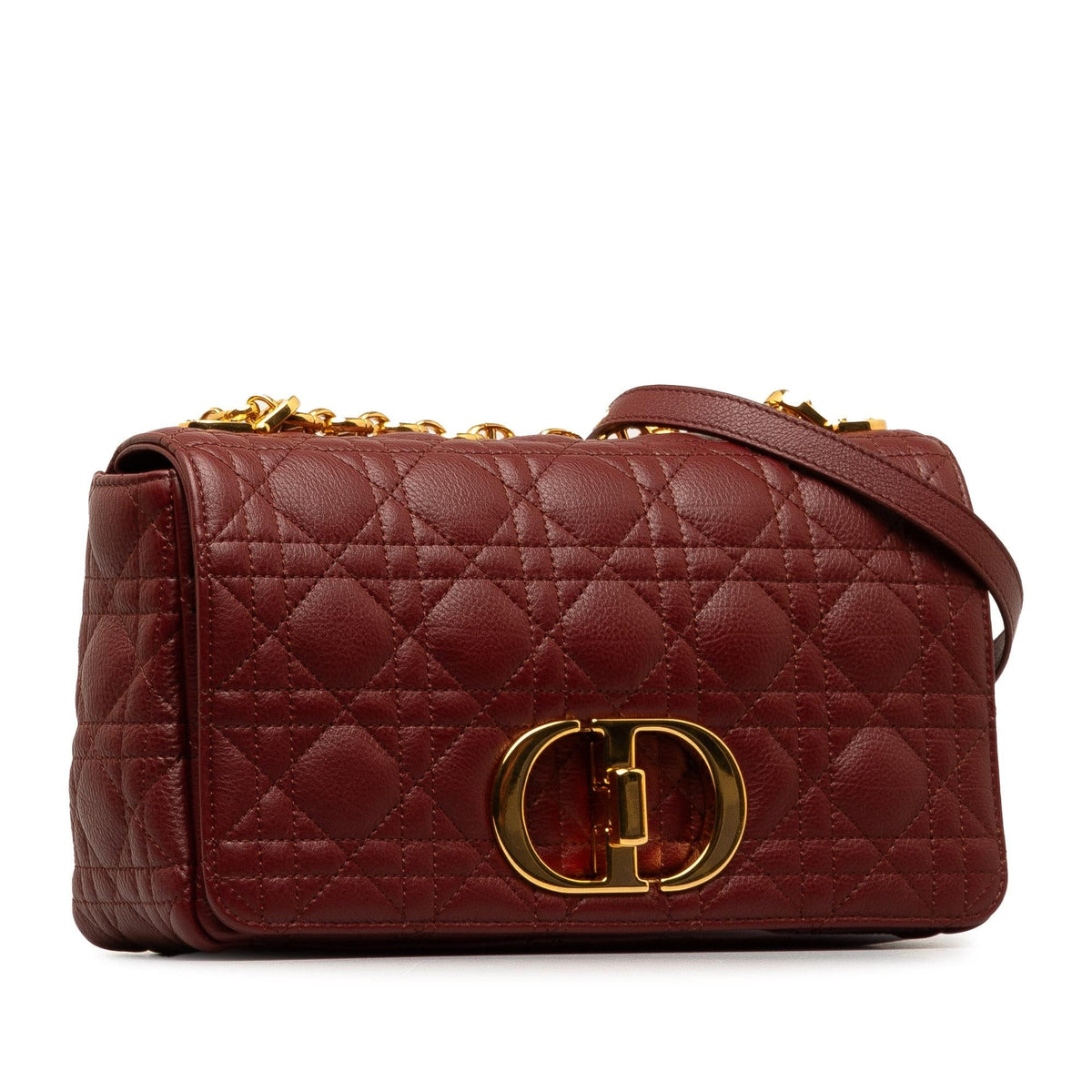 Dior Medium Calfskin Cannage Caro Bag (SHG-4S2H6Q) Rovelle Bags