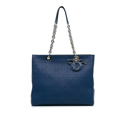 Dior Medium Calfskin Cannage Ultradior Tote (SHG-2YrDRK) Rovelle Bags