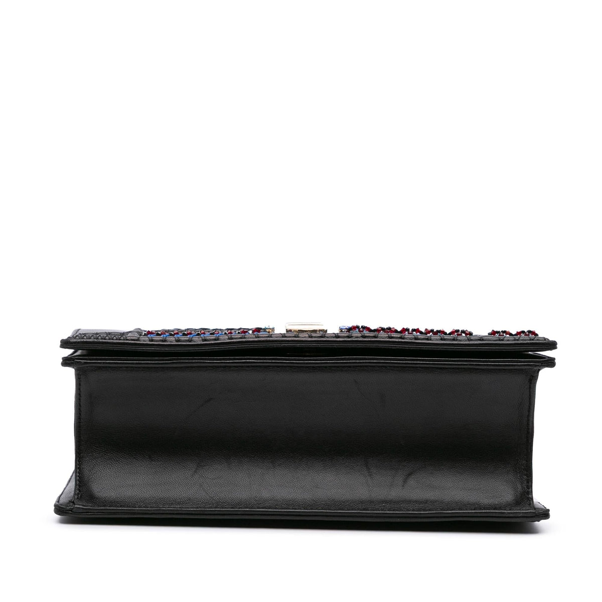 Dior Medium Calfskin Crystal Embroidered Diorama Flap Rovelle Bags
