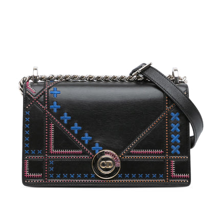 Dior Medium Calfskin Stitch Diorama Flap Rovelle Bags