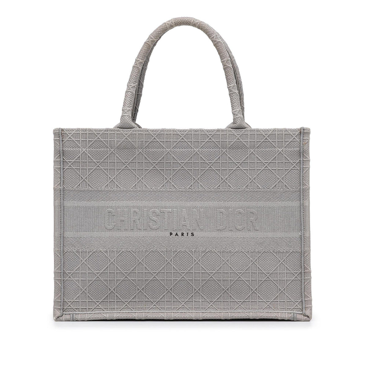 Dior Medium Cannage Embroidered Book Tote Rovelle Bags