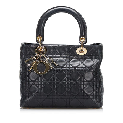 Dior Lady Dior Mini Handbag Rovelle Bags
