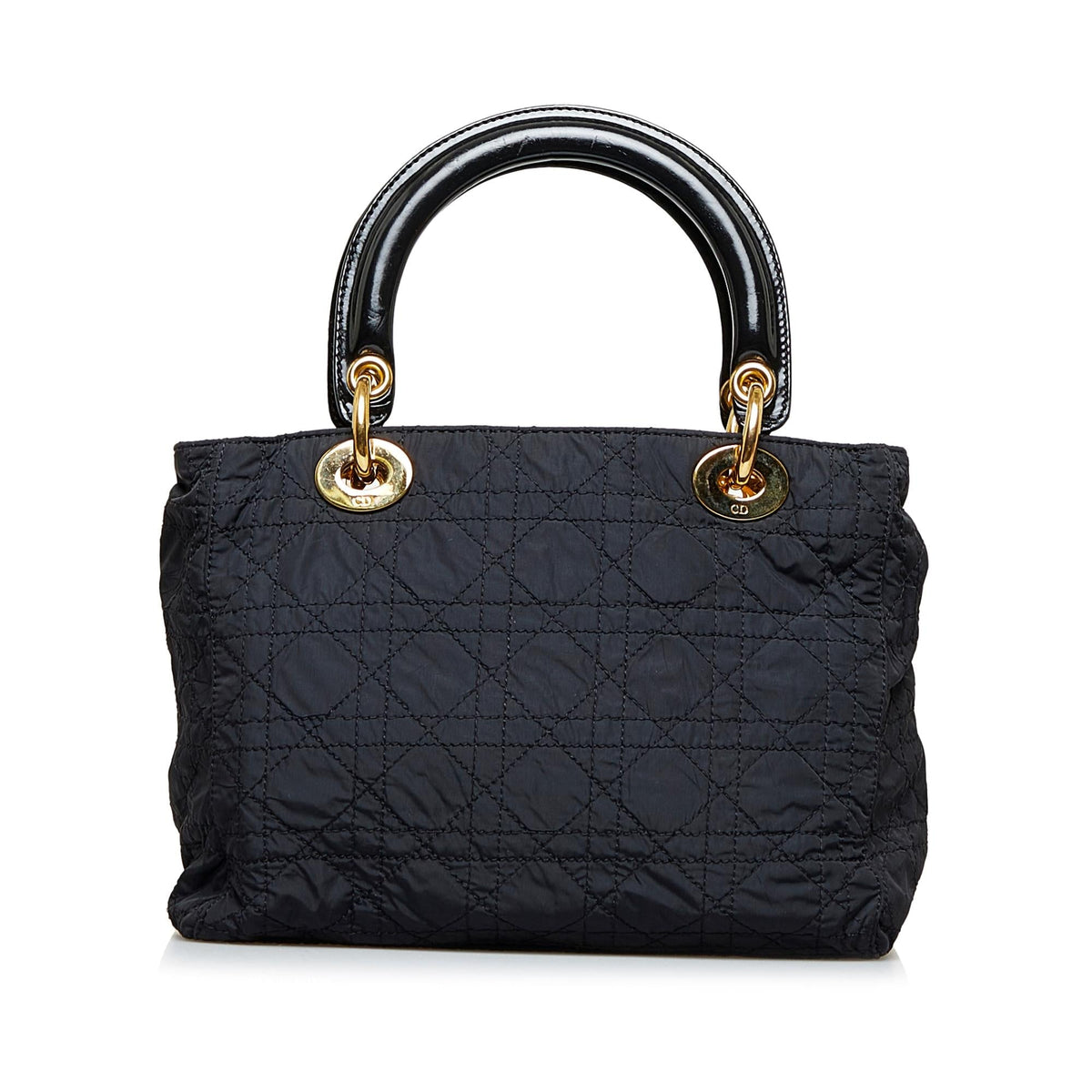 Dior Lady Dior Nylon Mini Handbag Rovelle Bags