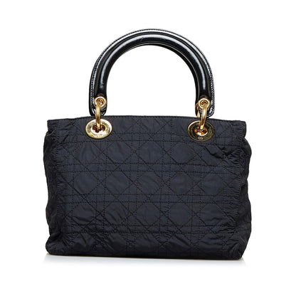 Dior Lady Dior Nylon Mini Handbag Rovelle Bags
