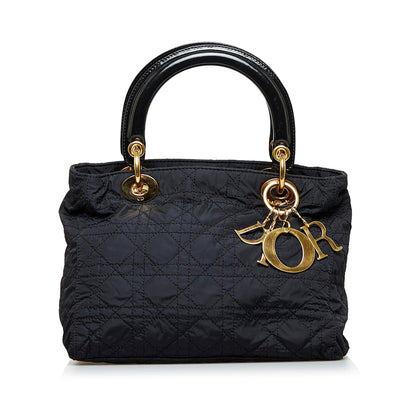 Dior Lady Dior Nylon Mini Handbag Rovelle Bags