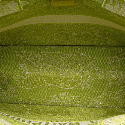 Dior Medium Canvas Embroidered Dioriviera Toile De Jouy Book Tote Rovelle Bags
