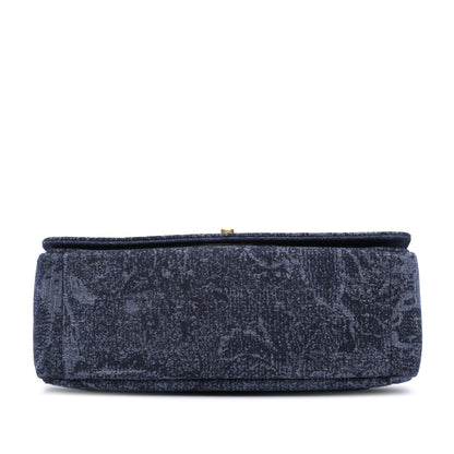 Dior Medium Denim Floral Caro Bag Rovelle Bags