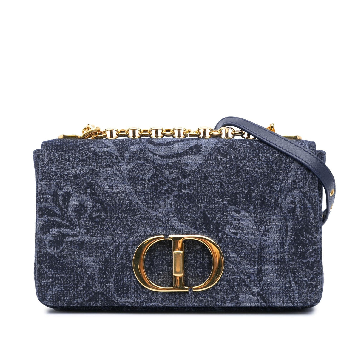 Dior Medium Denim Floral Caro Bag Rovelle Bags