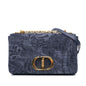 Dior Medium Denim Floral Caro Bag Rovelle Bags