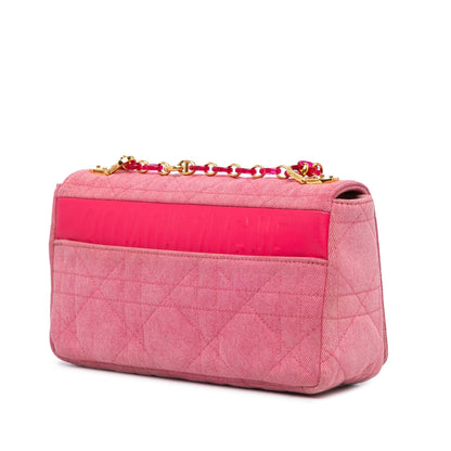 Dior Medium Denim Macrocannage Caro Bag Rovelle Bags