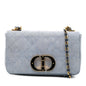 Dior Medium Denim Macrocannage Caro Bag Rovelle Bags