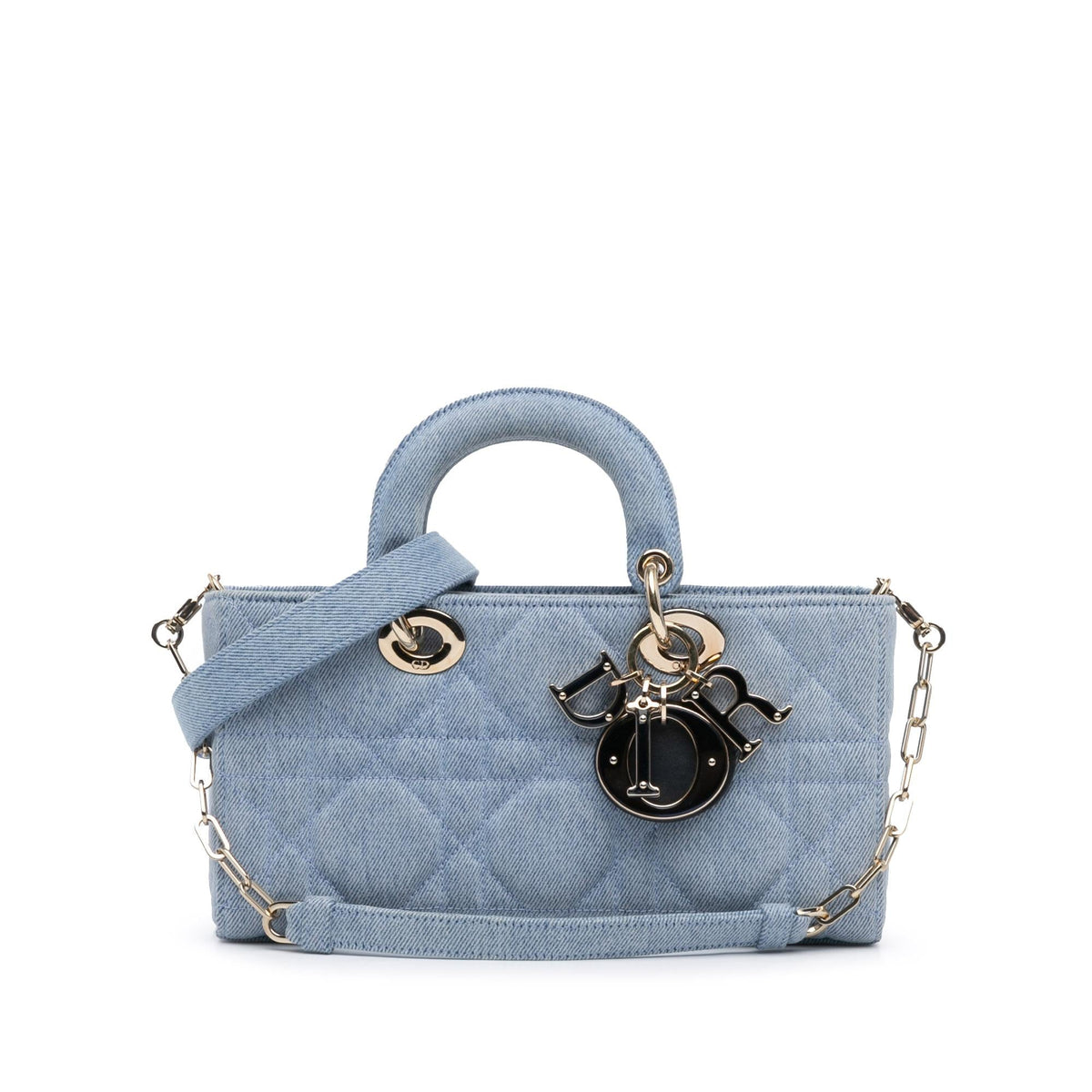 Dior Medium Denim Macrocannage D Joy Satchel Rovelle Bags
